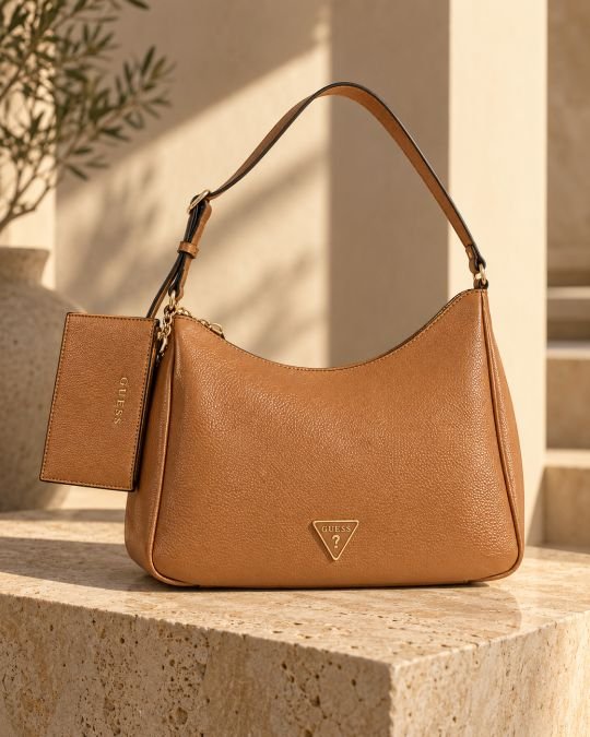 Cartera Guess Marrón con Tarjetero