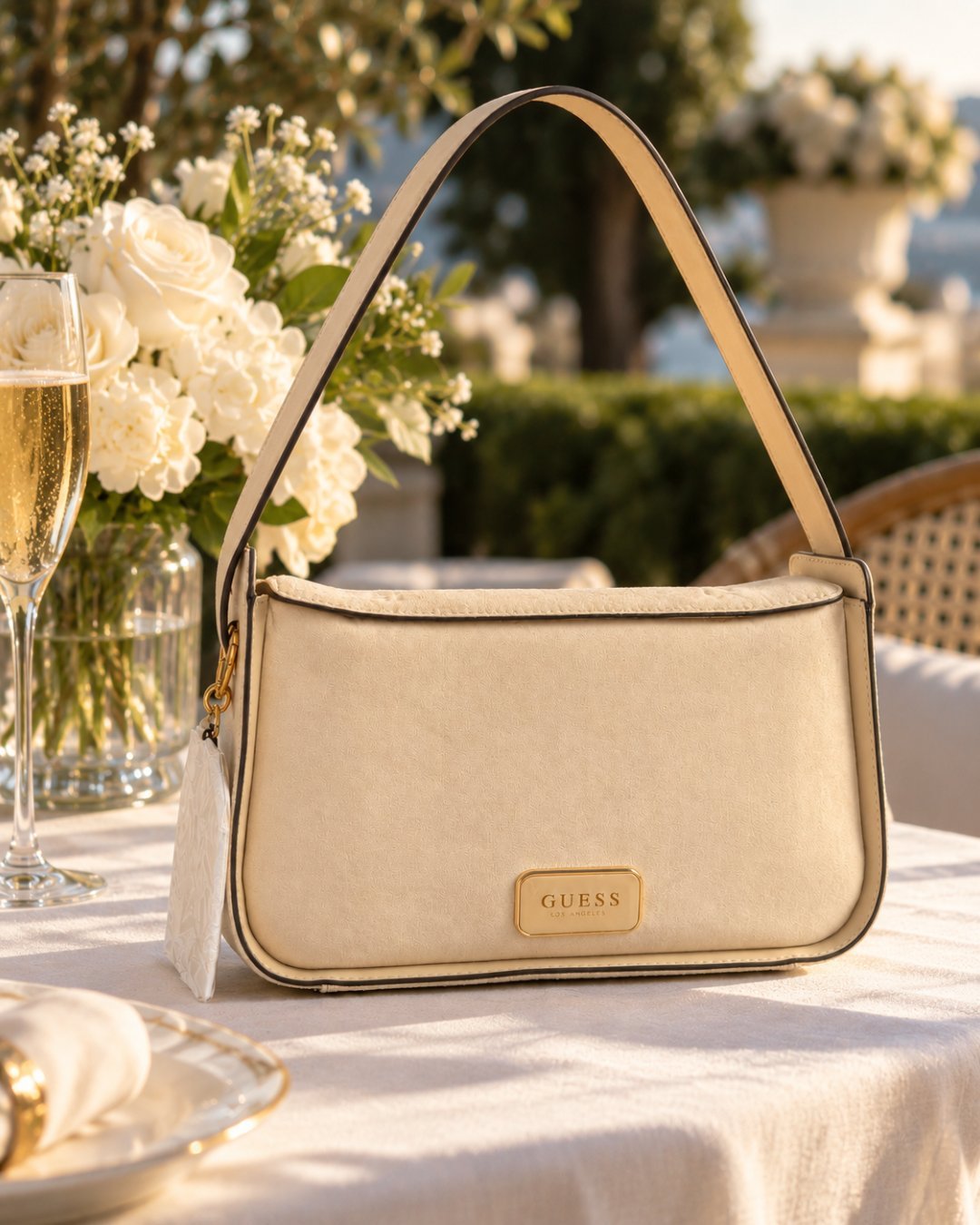 Cartera Guess Marfil Shoulder Bag