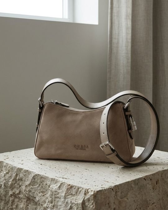Cartera Guess Taupe Shoulder Bag