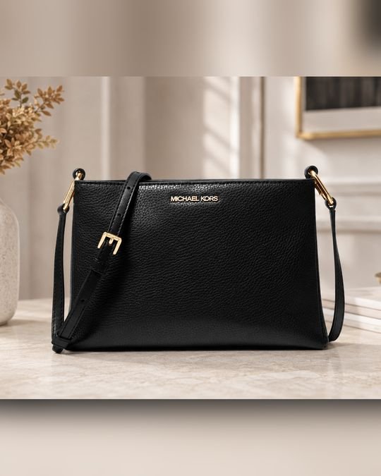 Cartera Michael Kors Negra Crossbody