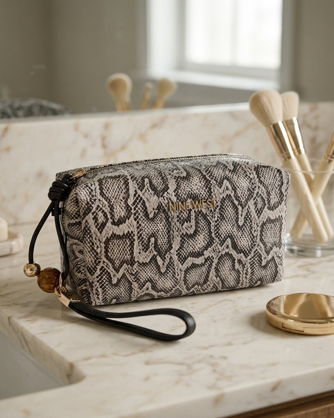 Neceser Nine West Animal Print – Estampado Serpiente