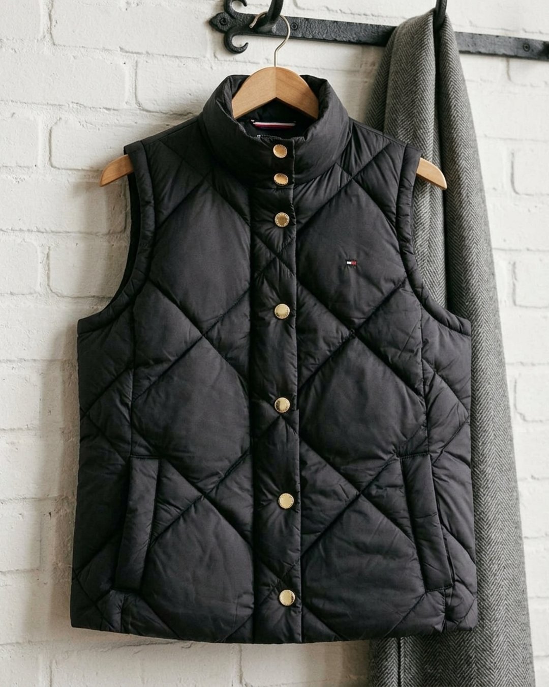 Chaleco Tommy Hilfiger Acolchado Negro
